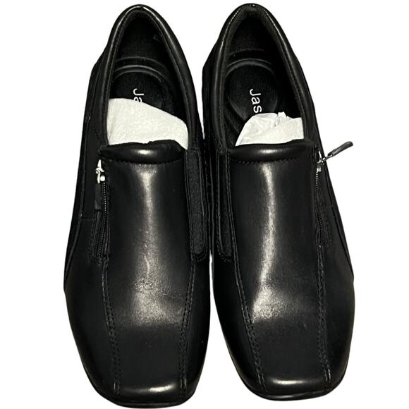 Jasmin Comfort Shoes Womens 8M Black Soft Suede Leather Alaina Slip On Loafers - Picture 3 of 14